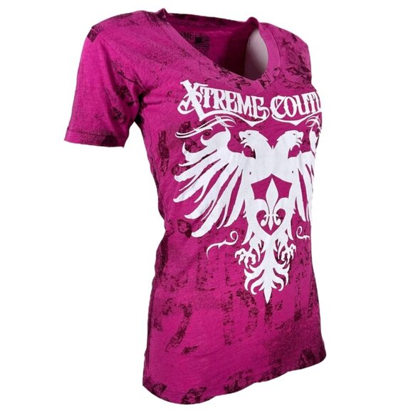 Xtreme Couture By Affliction Women's T-shirt Rain - Picture 9 of 12